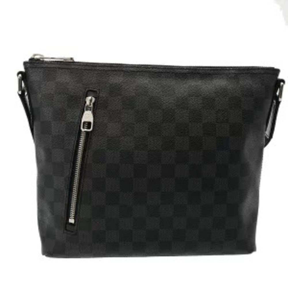 Louis Vuitton Damier Graphite Black Mick Black Gray Canvas Shoulder Bag